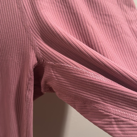 Lululemon Align Pink High Rise Ribbed Leggings Size 2 - Picture 5 of 8